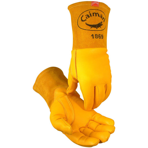 Goat Grain Unlined MIG Welding Gloves