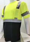 FX Two Tone Yellow/Black Safety Short Sleeve Shirt