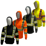 4 PACK Polyester Birds-Eye Mesh Reflective Long Sleeve Shirt (MODEL ST908)