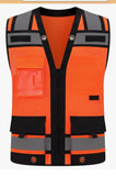 Class 2 Two Tone High Visibility Reflective Safety Vest  - AVAILABLE IN VARIOUS COLORS (MODEL SV815)