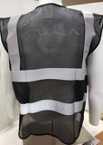 FX Cool air Mesh Black Safety Vest with 5 Pockets