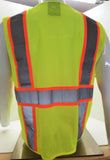 FX Class 2 Two Tone Yellow Safety Vest with 6 Pockets