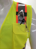 FX Class 2 Two Tone Yellow Safety Vest with 6 Pockets