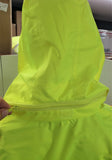 CLASS III Yellow Reflective Safety Waterproof Bomber Jacket with hood