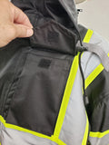 Black Reflective Safety Waterproof Bomber Jacket