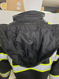 Black Reflective Safety Waterproof Bomber Jacket