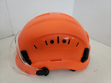 Tree Rock Safety Helmet,Construction Climbing Aerial Work Hard Hat W/ Eye shield