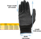 12-Pair Diesel Protection Pro-Tekk Latex Foam Grip Coated Work Gloves