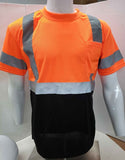 FX Two Tone Orange/Black Safety Short Sleeve Shirt