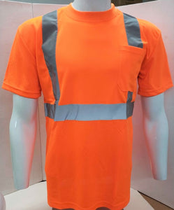 FX Two Orange Safety Short Sleeve Shirt