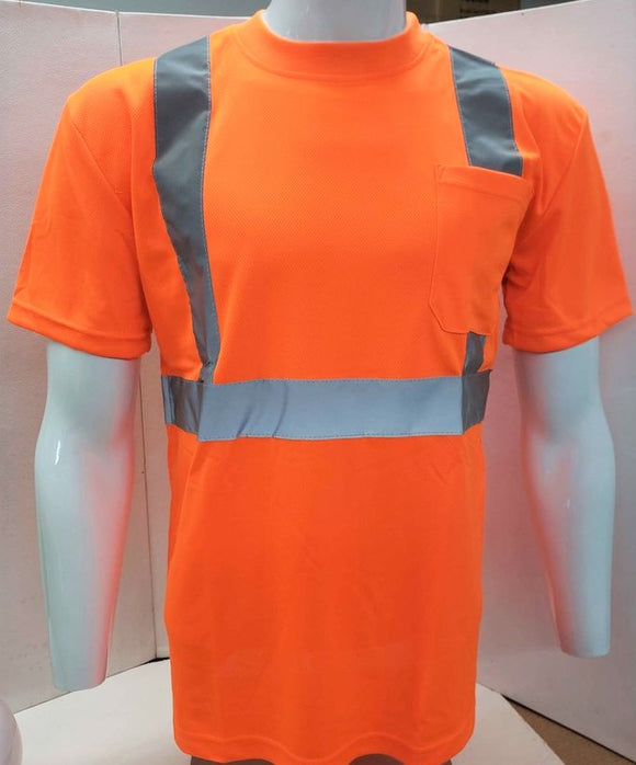 FX Two Orange Safety Short Sleeve Shirt