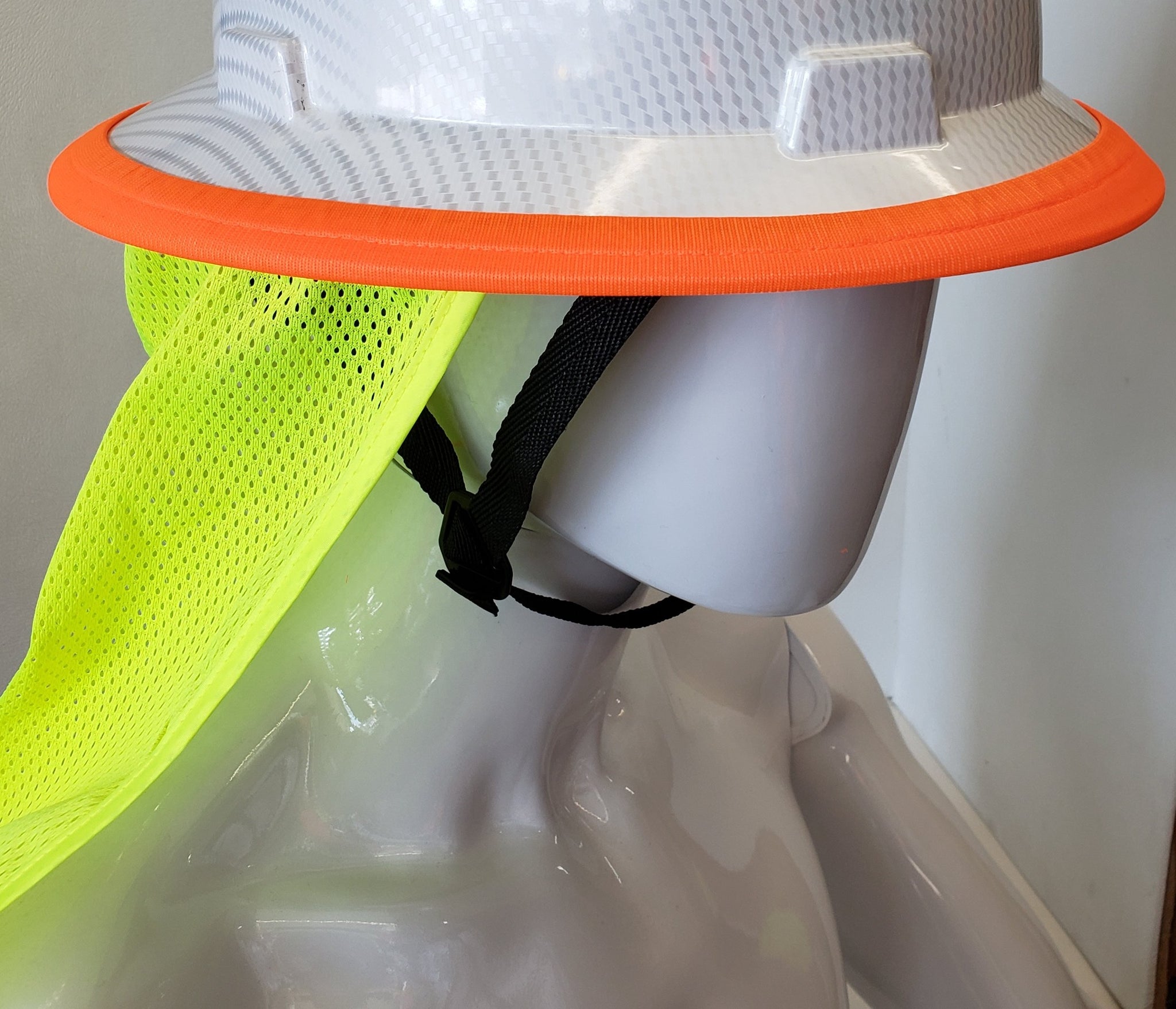 FX Yellow HI Visibility Reflective Hard Hat Neck Shade for Full