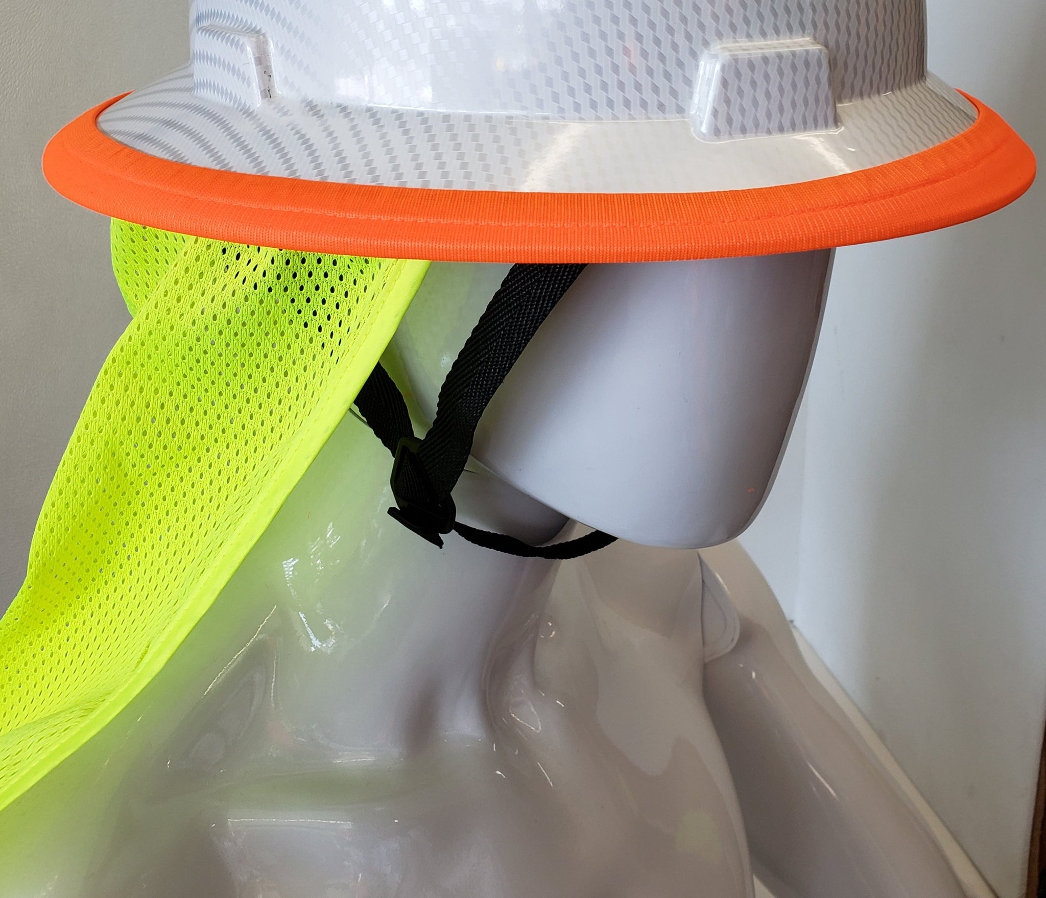 Hard Hat Sun Visor With Reflective Mesh – Wide Brim Neck Shade For Construction & Outdoor Work - View #8