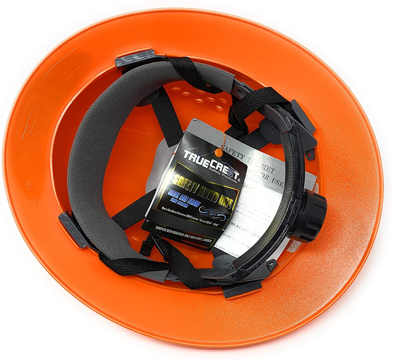 HDPE Hydro Dipped Full Wing Hard Hat Con Suspensión Fas-trac De 4 Punt - Foto 9