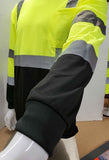 FX Two Tone Yellow / Black Long Sleeve Safety Shirt